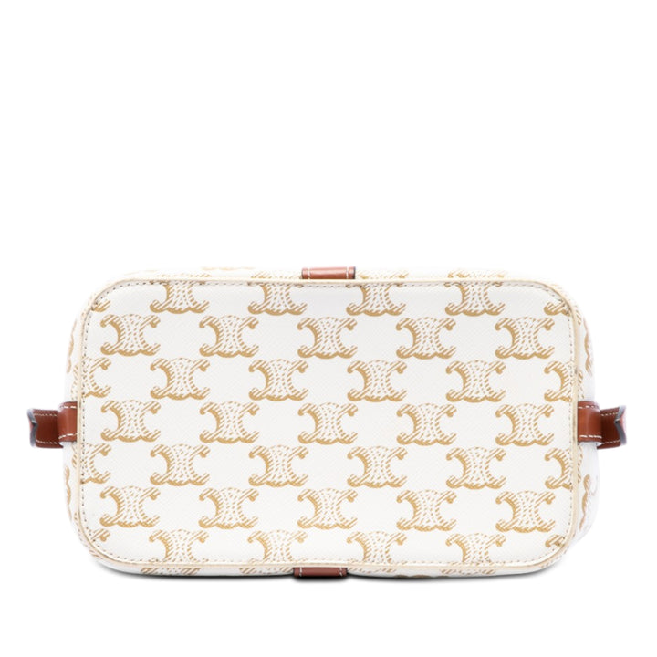 Celine Triomphe Cabas De France Sac Teen Toile Triomphe enduite