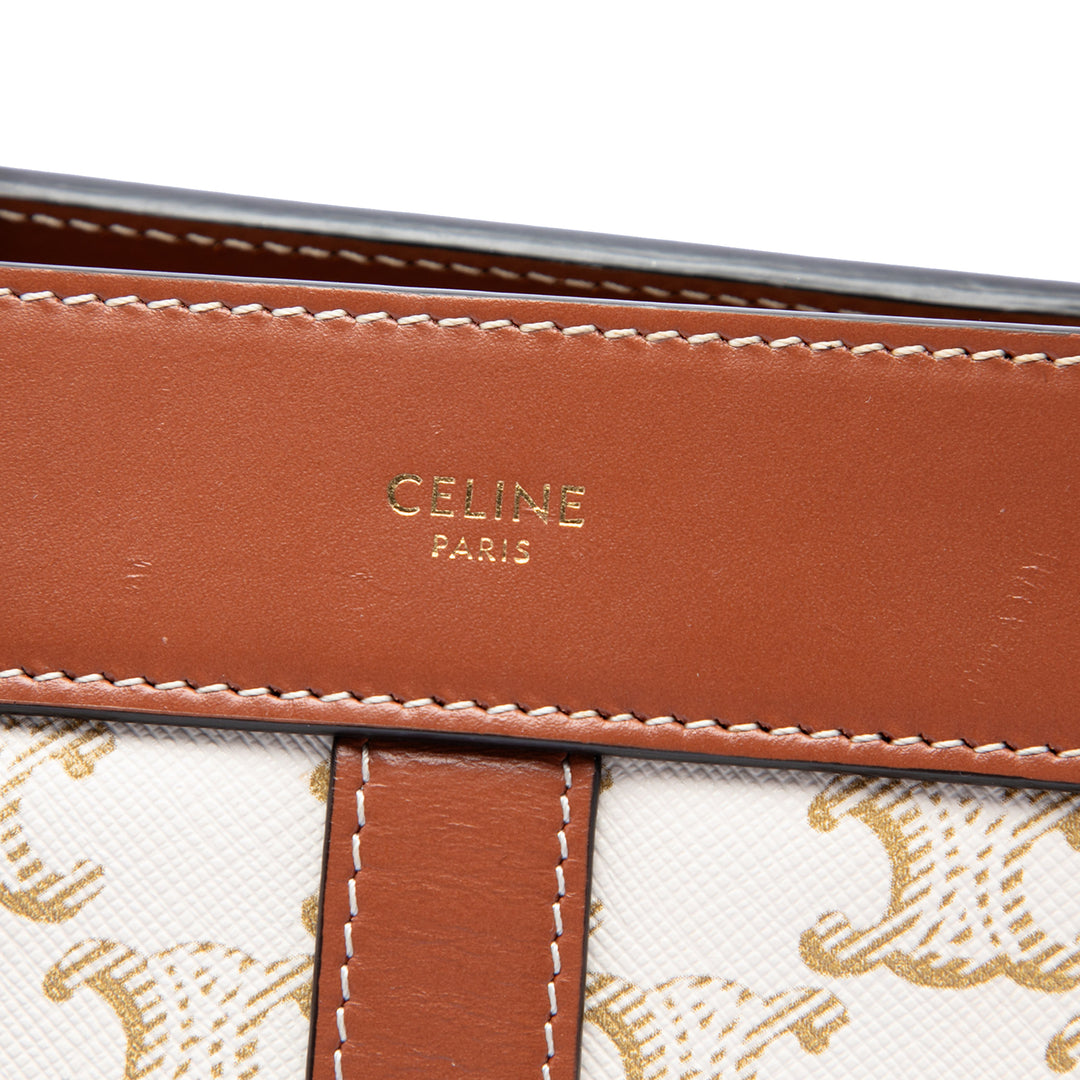 Celine Triomphe Cabas De France Sac Teen Toile Triomphe enduite