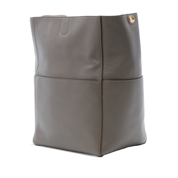 Celine Medium Cuir Seau Sangle Bucket Sac