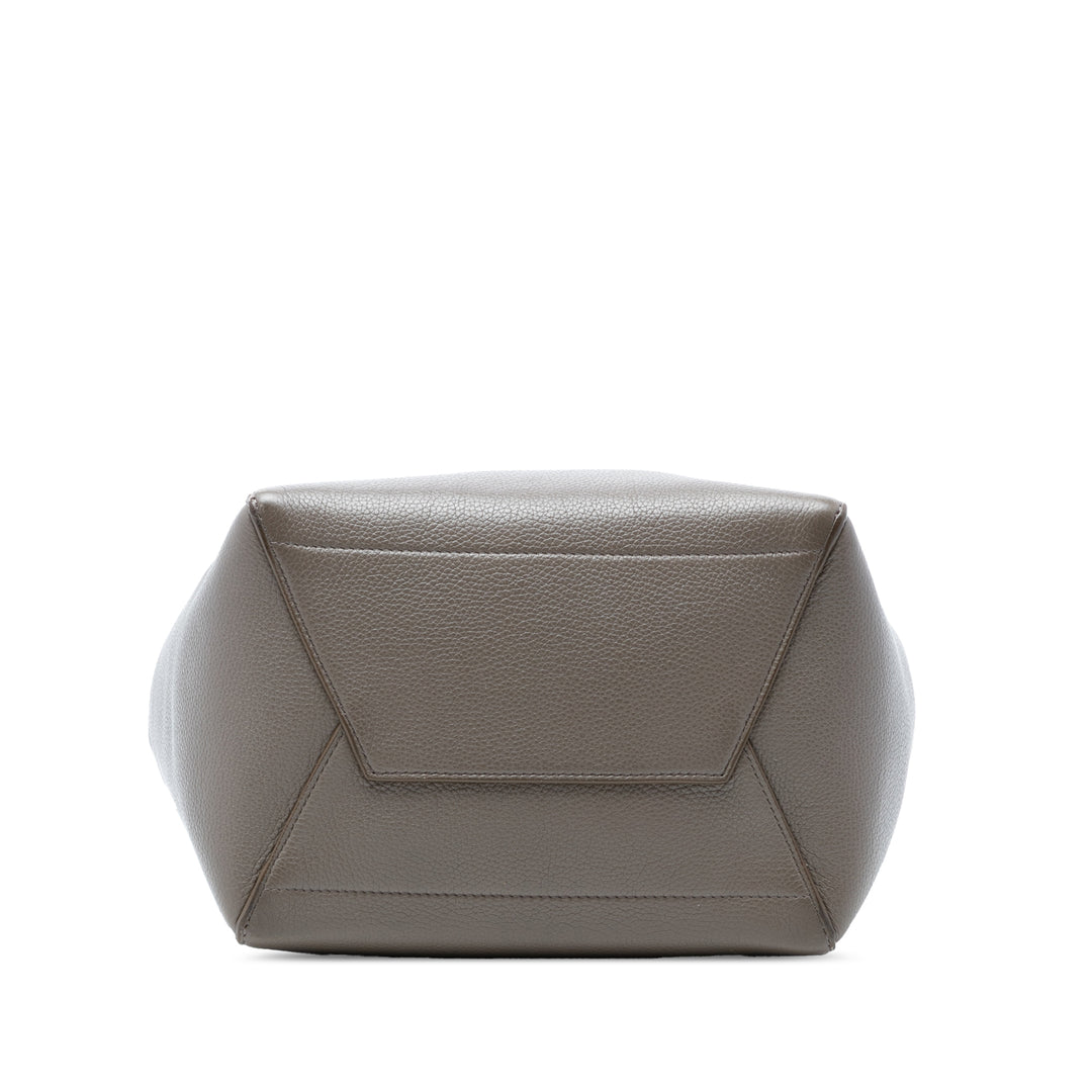 Celine Medium Cuir Seau Sangle Bucket Sac