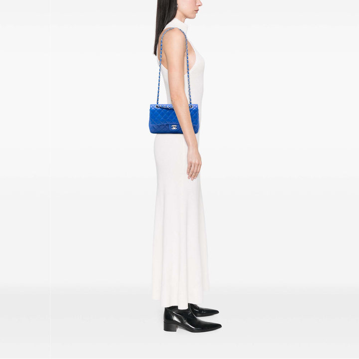 Chanel Medium Classic Cuir d’agneau Double rabat