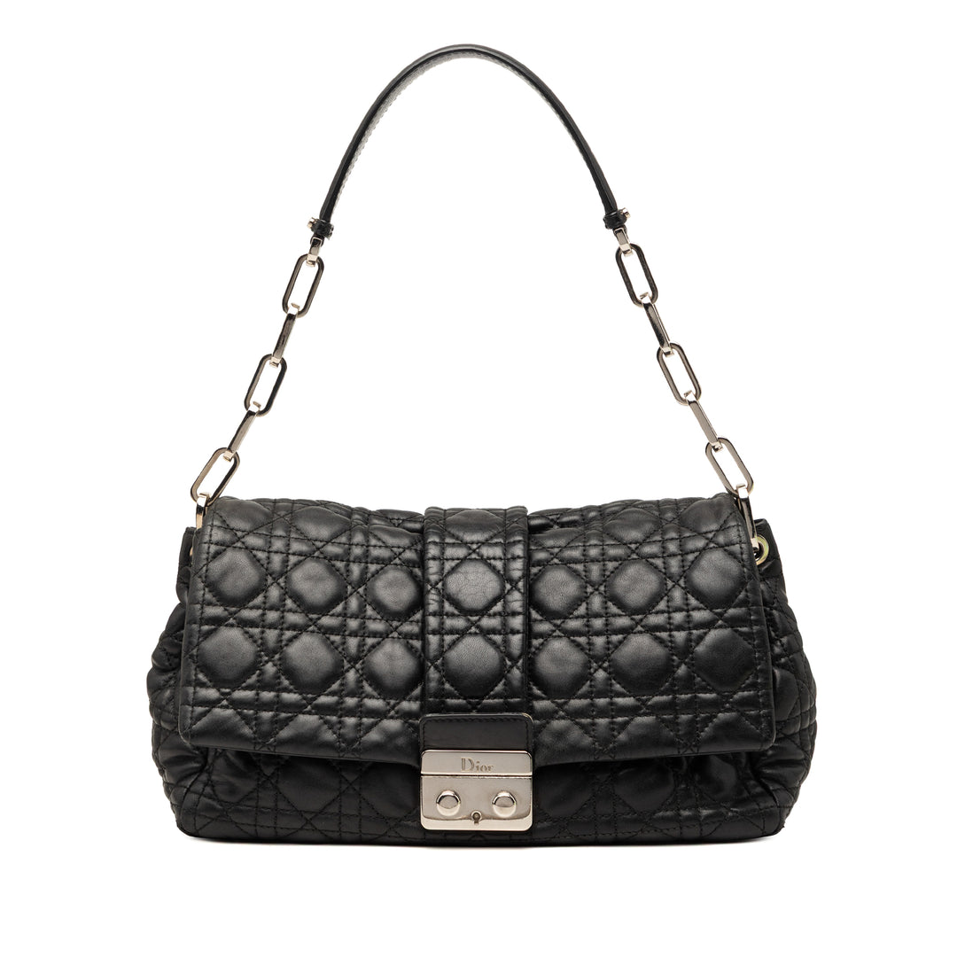 Dior Cuir d'agneau Cannage New Lock Sac bandoulière