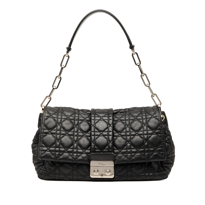 Dior Cuir d'agneau Cannage New Lock Sac bandoulière