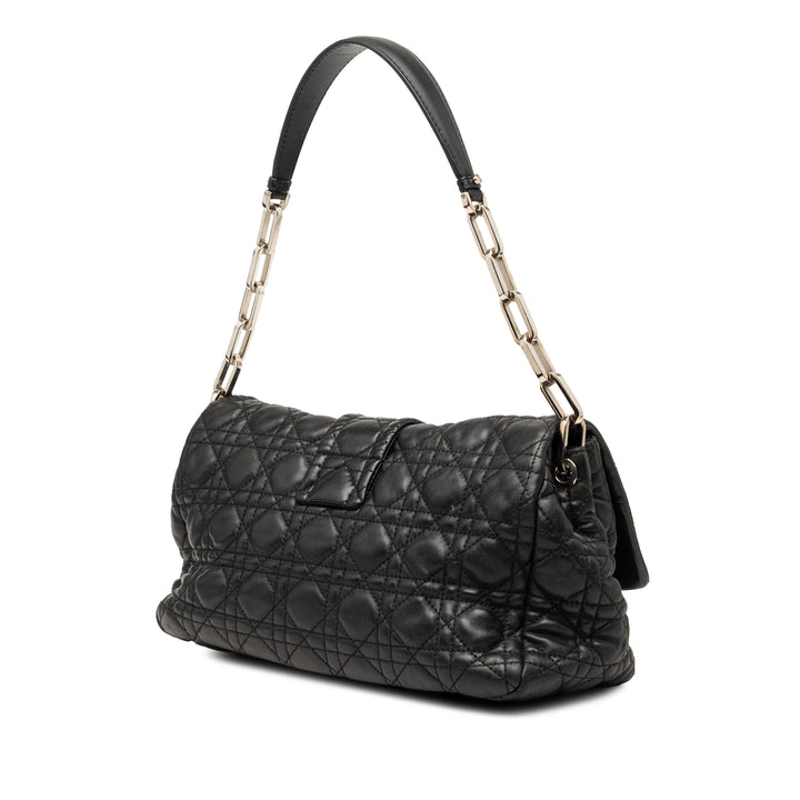 Dior Cuir d'agneau Cannage New Lock Sac bandoulière