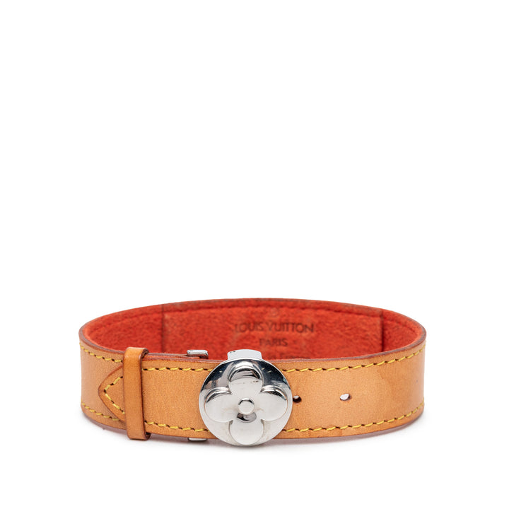 Louis Vuitton Bracelet Wish Monogram cuir Vachetta Marron – vue 1 – GABY PARIS