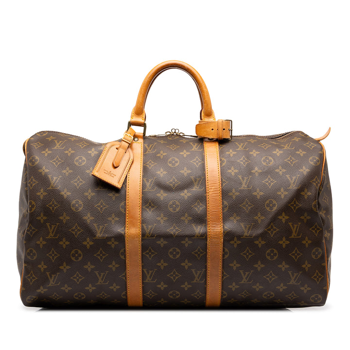 Louis Vuitton Keepall 50 Monogram Marron