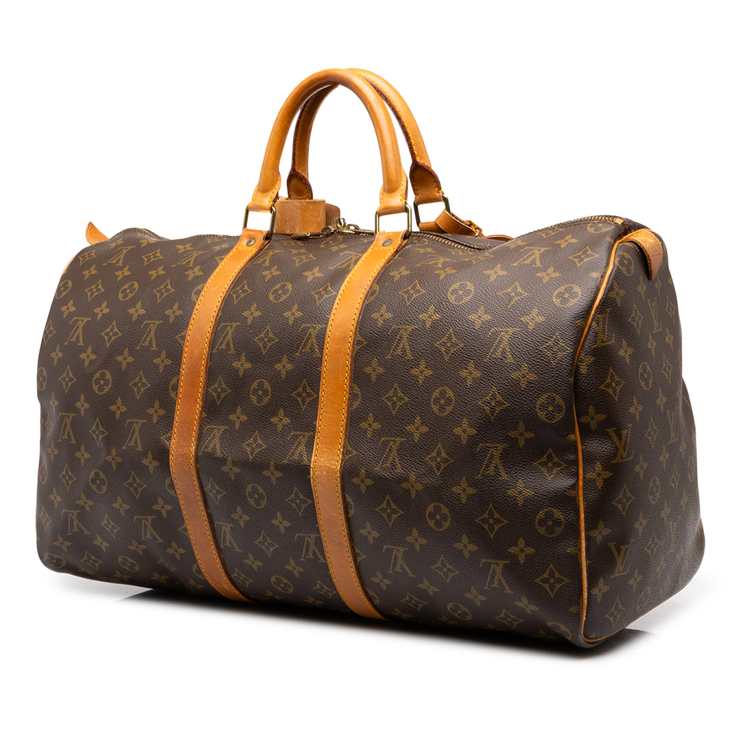 Louis Vuitton Keepall 50 Monogram Marron