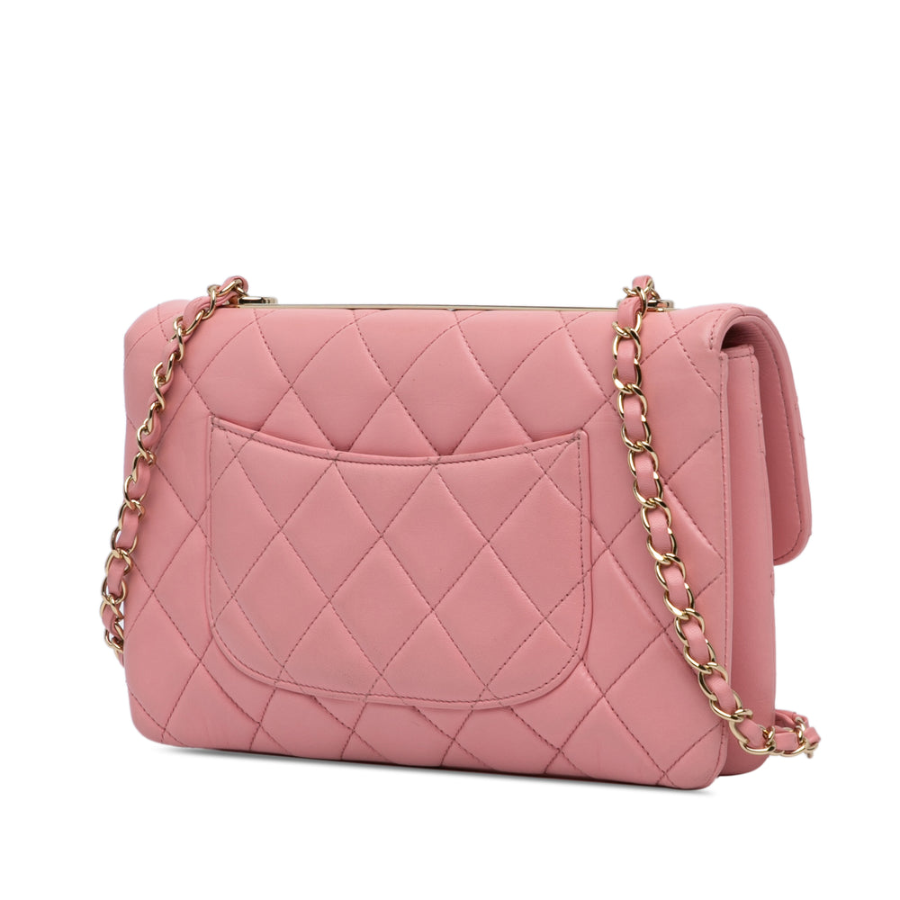 Medium Lambskin Trendy CC Flap Pink - Gaby Paris