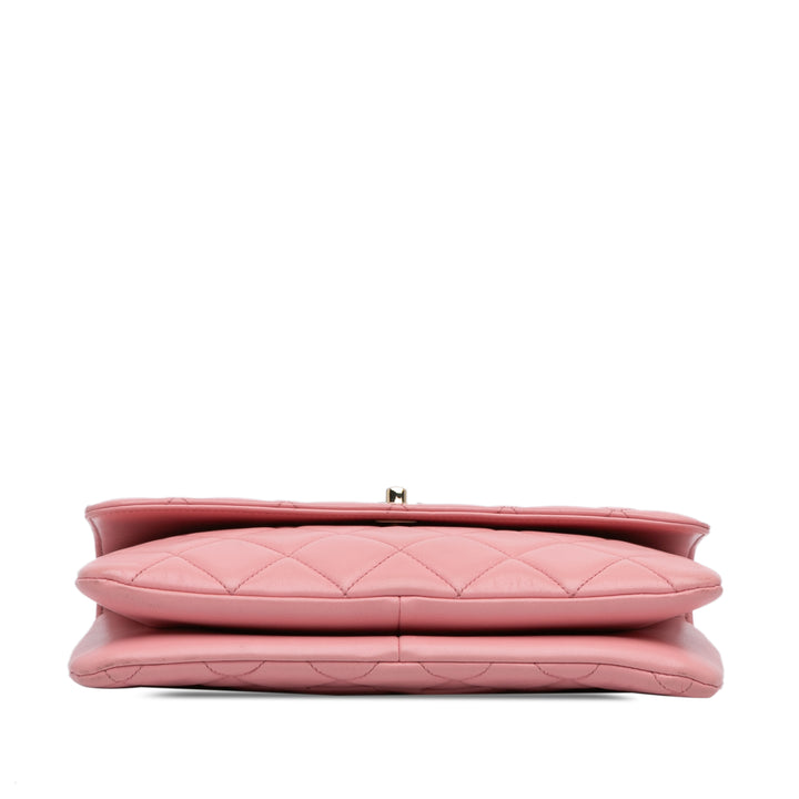 Medium Lambskin Trendy CC Flap Pink - Gaby Paris