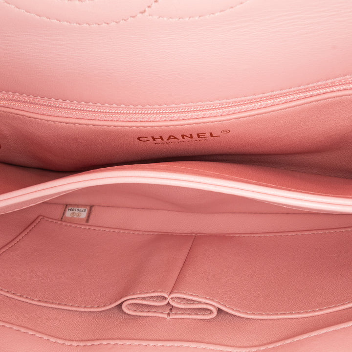 Medium Lambskin Trendy CC Flap Pink - Gaby Paris
