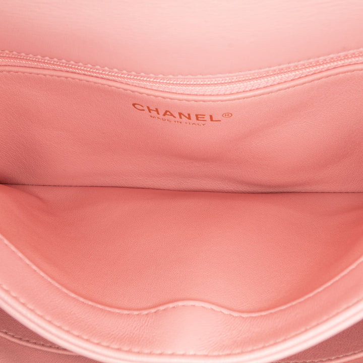 Medium Lambskin Trendy CC Flap Pink - Gaby Paris