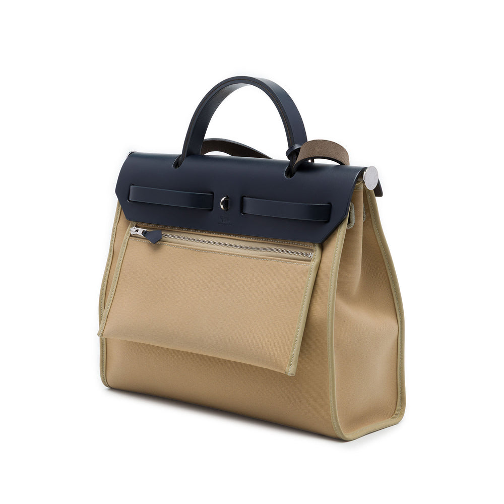 Hermès Herbag Zippé 31 Beige – vue 2 – GABY PARIS