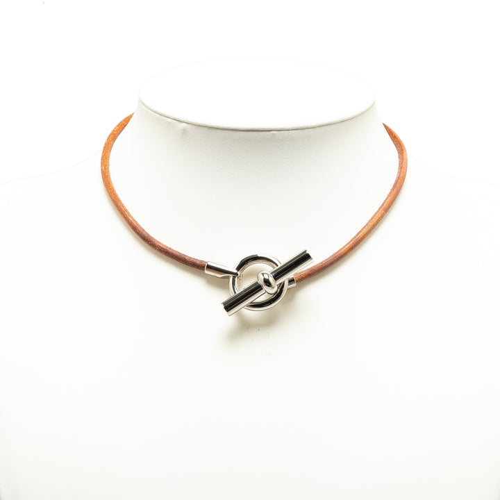 Bridle Glenan Choker Necklace Brown - Gaby Paris