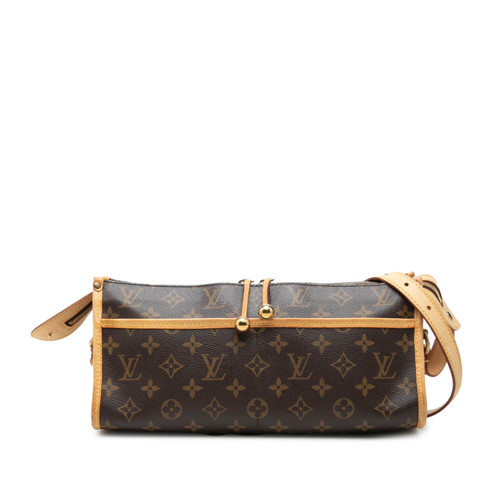 Louis Vuitton Popincourt Long Monogram Marron – vue principale – GABY PARIS