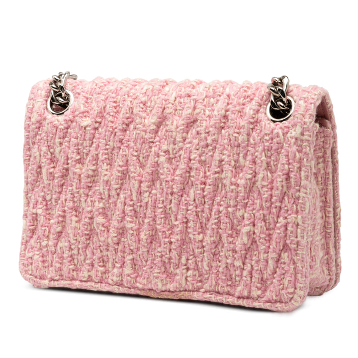 Miu Miu Matelasse Tweed Perles fantaisie Chain Sac bandoulière