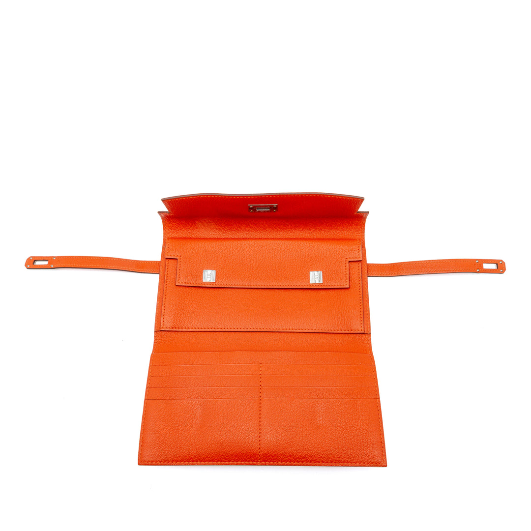 Hermès Chevre Mysore Kelly Longue Portefeuille