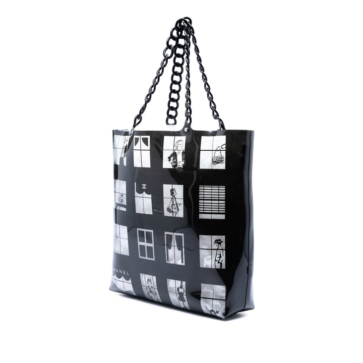 Chanel Vinyl Coco Window Cabas Plastique