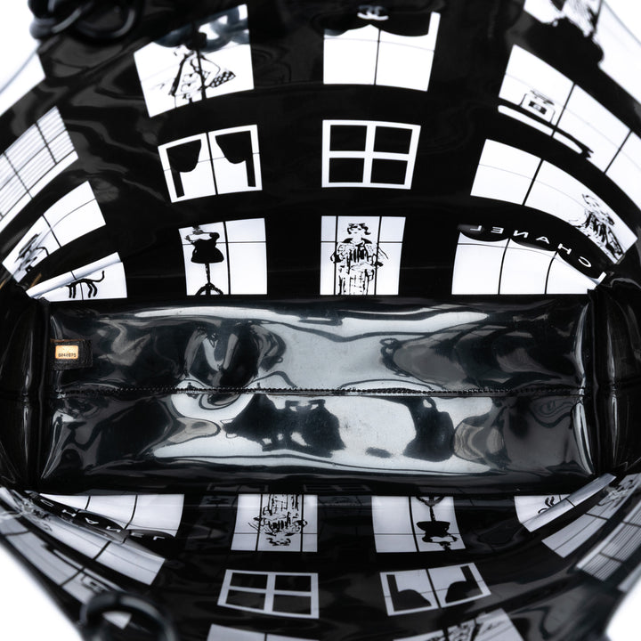 Chanel Vinyl Coco Window Cabas Plastique