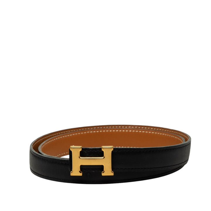 Box Veau et Courchevel Constance H Réversible Ceinture Box Noir