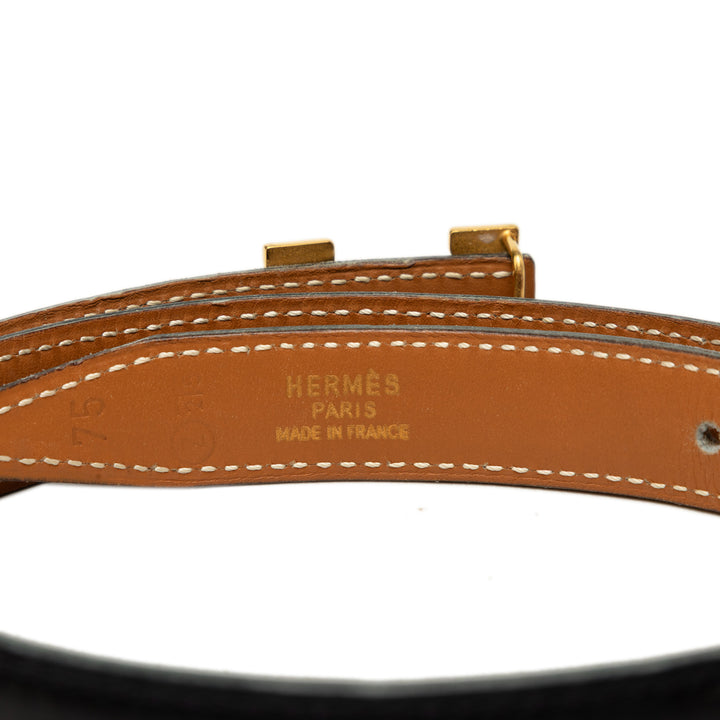 Box Veau et Courchevel Constance H Réversible Ceinture Box Noir
