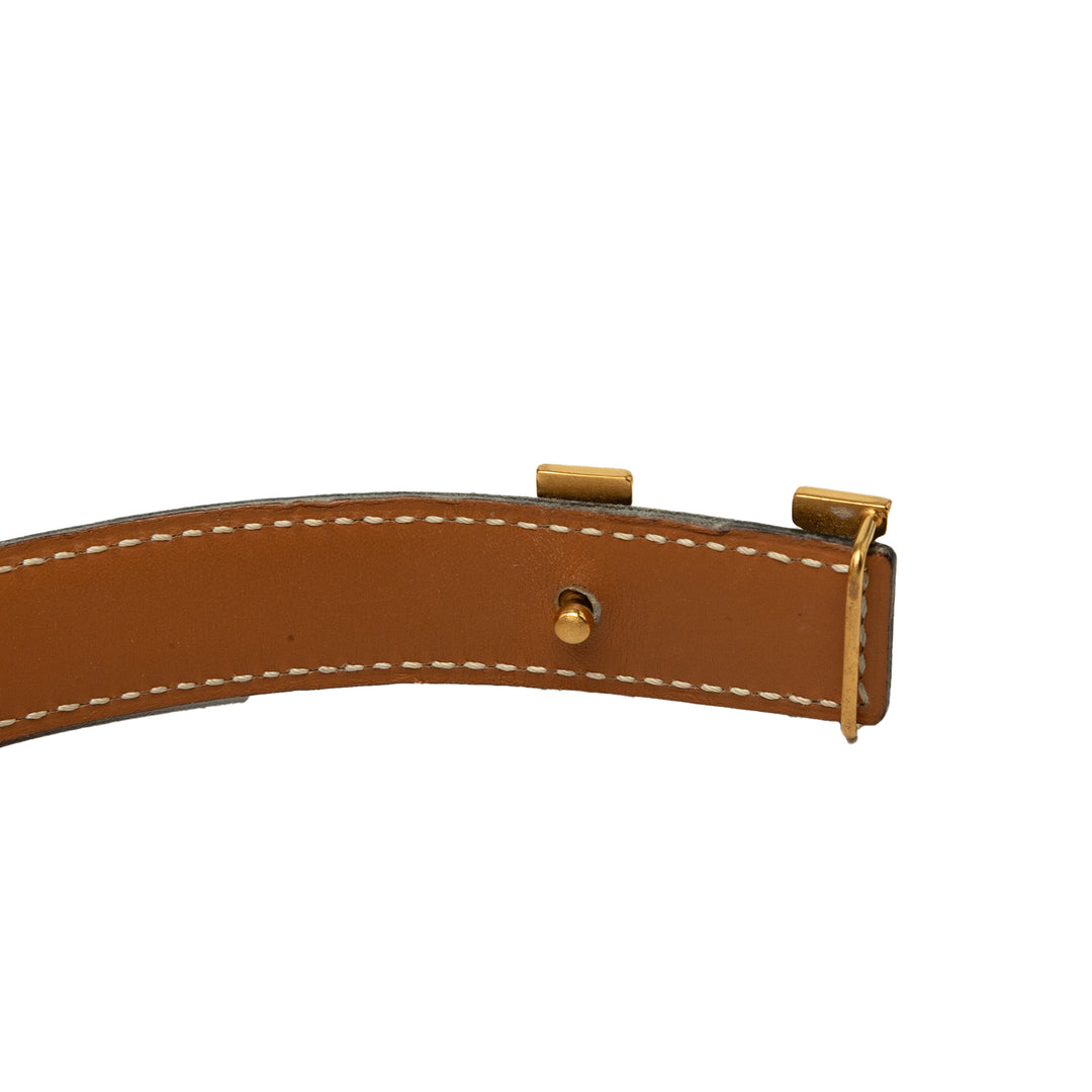 Box Veau et Courchevel Constance H Réversible Ceinture Box Noir