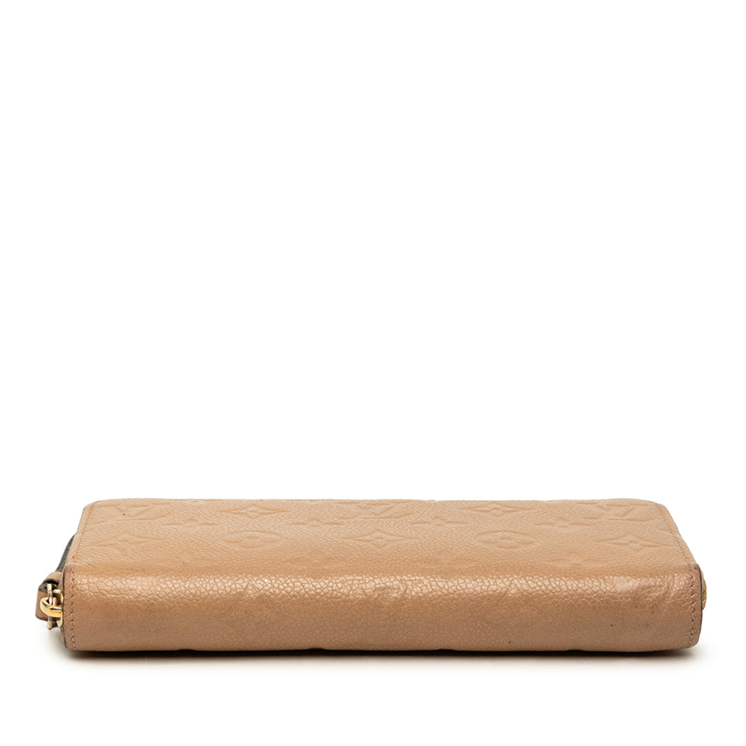 Louis Vuitton Portefeuille Zippy Monogram Empreinte Beige – vue 3 – GABY PARIS