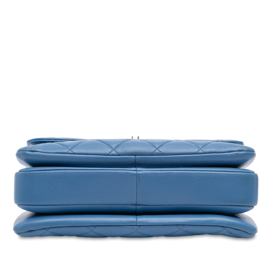 Chanel Small Matelassé Cuir d’agneau Trendy CC à rabat