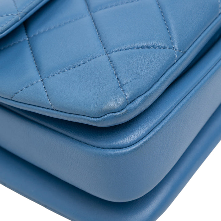 Chanel Small Matelassé Cuir d’agneau Trendy CC à rabat