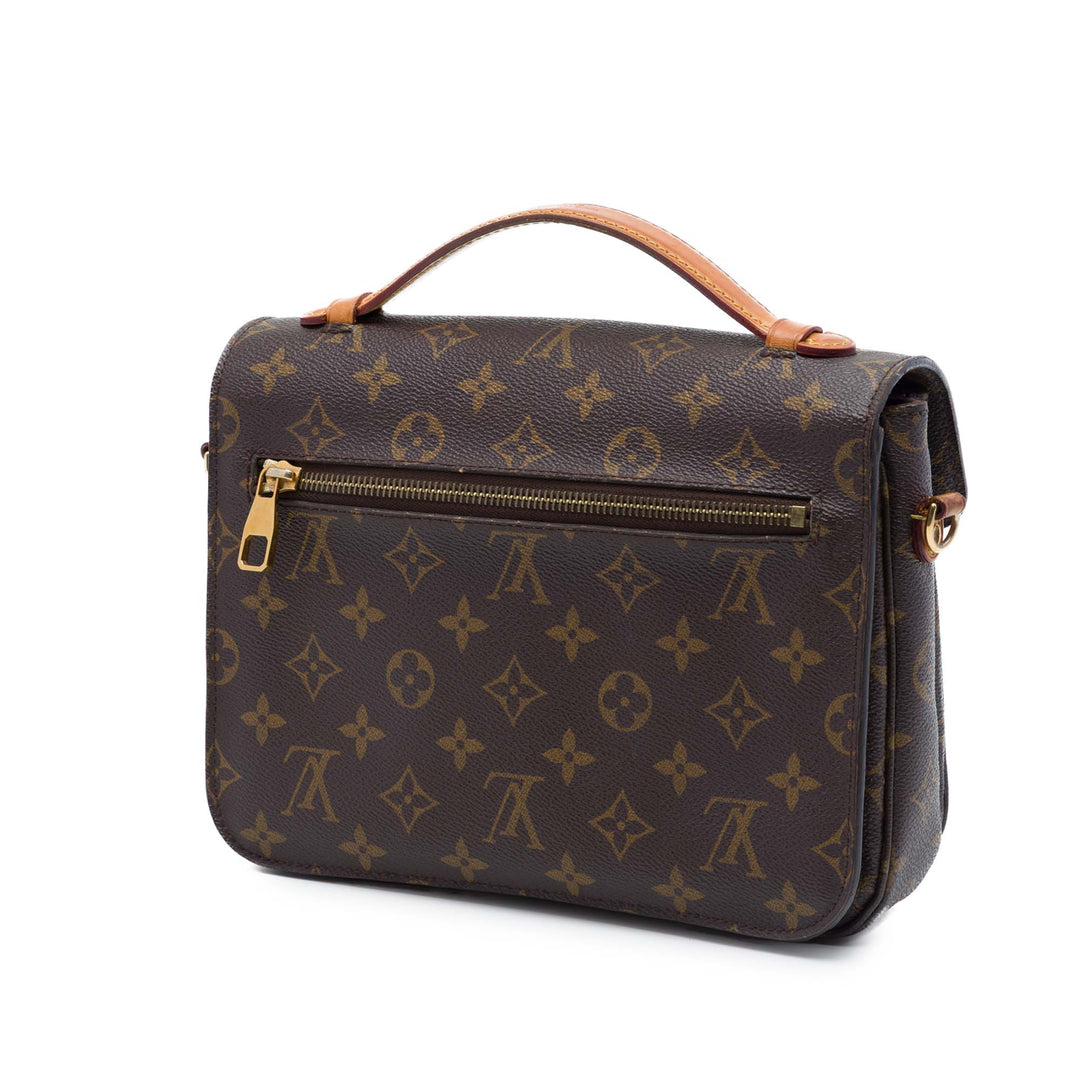 Louis Vuitton Pochette Métis Monogram Marron – vue 2 – GABY PARIS