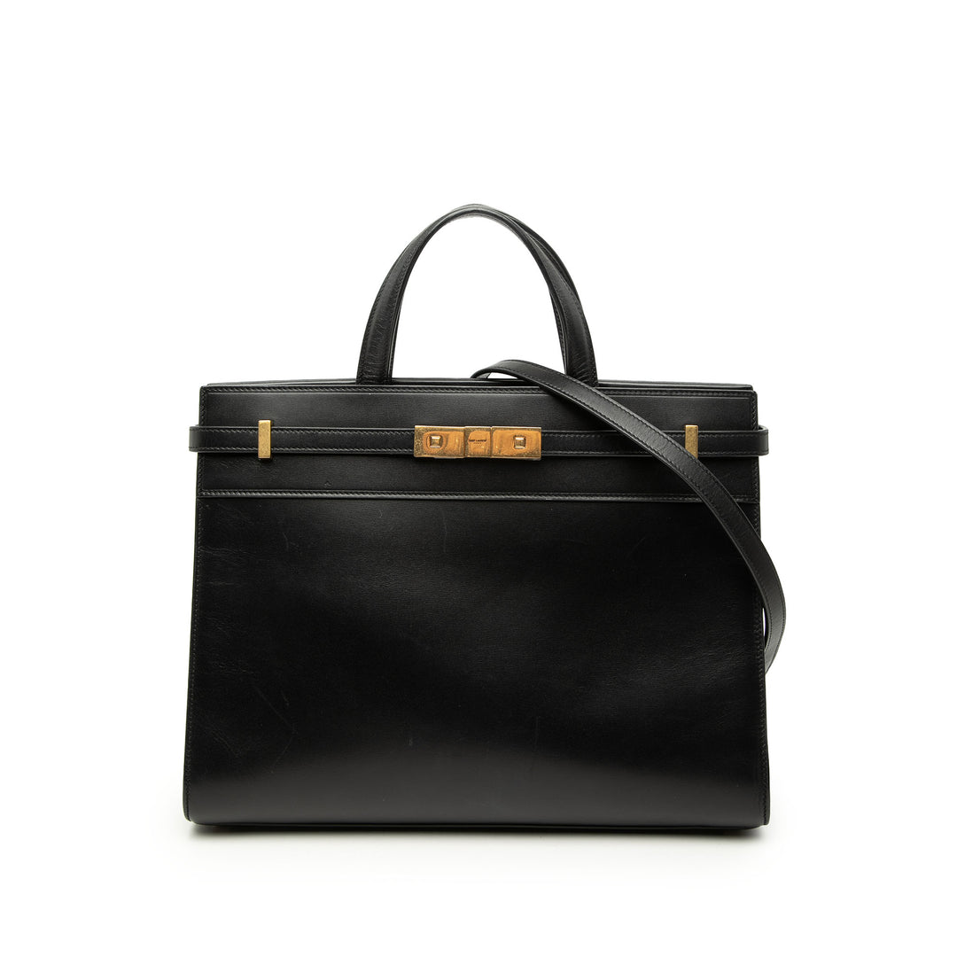 Saint Laurent Medium Smooth Cuir de veau Manhattan Shopper Cabas