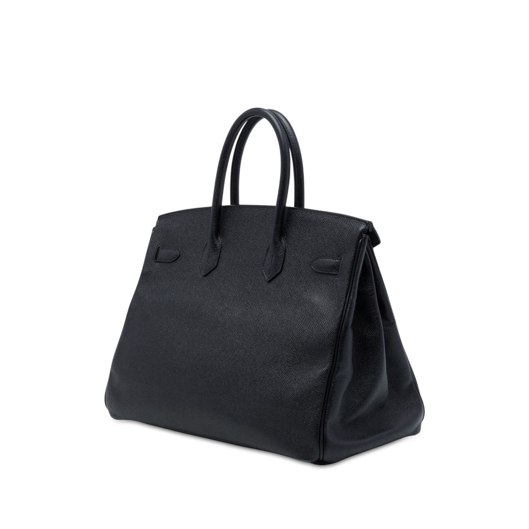 Hermès Sac à main Birkin Retourne 35 Epsom Noir – vue 2 – GABY PARIS