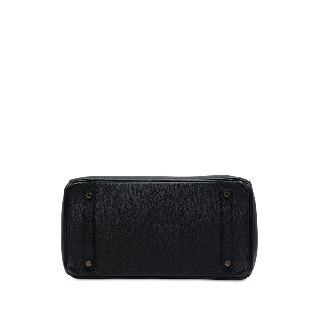 Hermès Sac à main Birkin Retourne 35 Epsom Noir – vue 3 – GABY PARIS