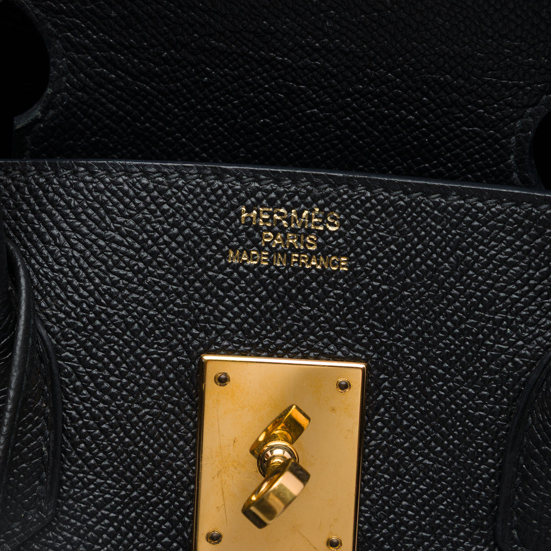 Hermès Sac à main Birkin Retourne 35 Epsom Noir – vue 5 – GABY PARIS