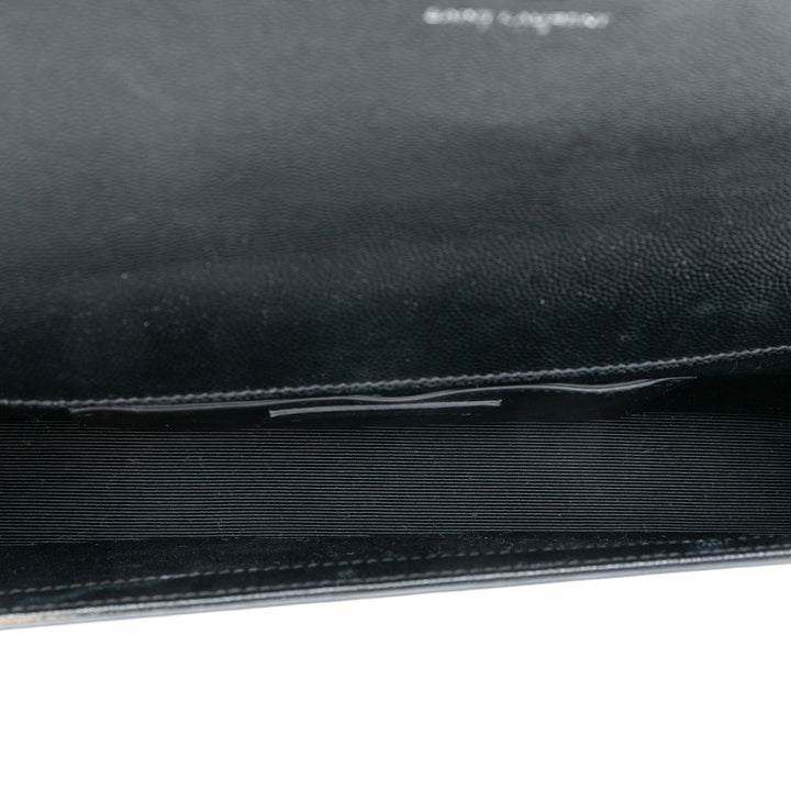 Saint Laurent Grain De Poudre Classic Monogram clouté Pochette