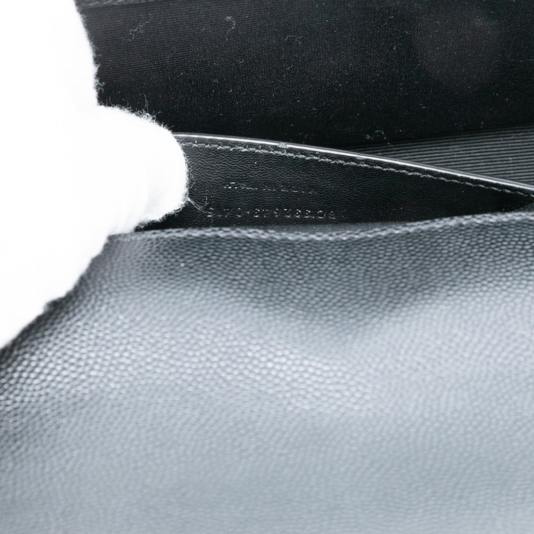 Saint Laurent Grain De Poudre Classic Monogram clouté Pochette