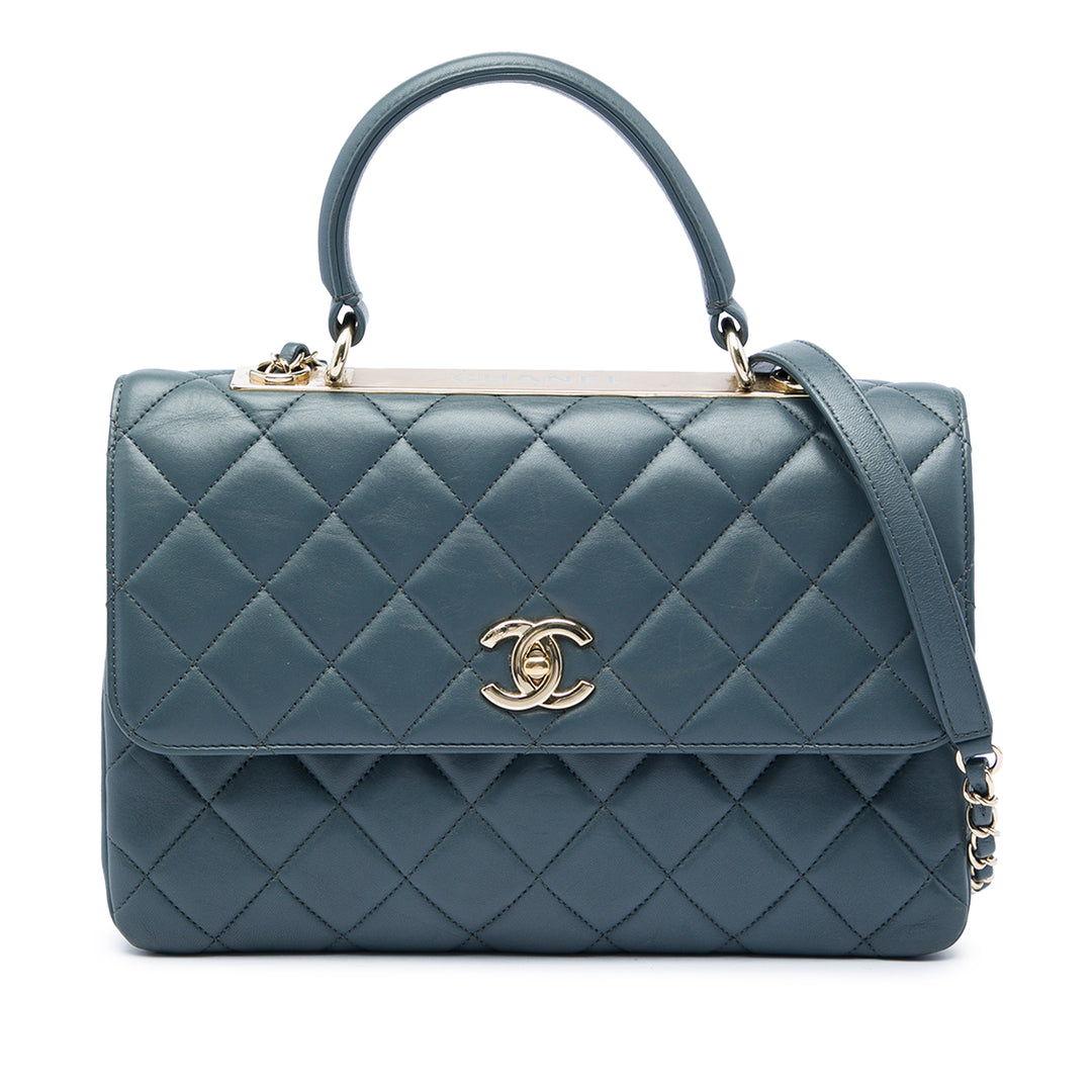 Chanel Trendy CC à rabat Moyen Cuir d'agneau