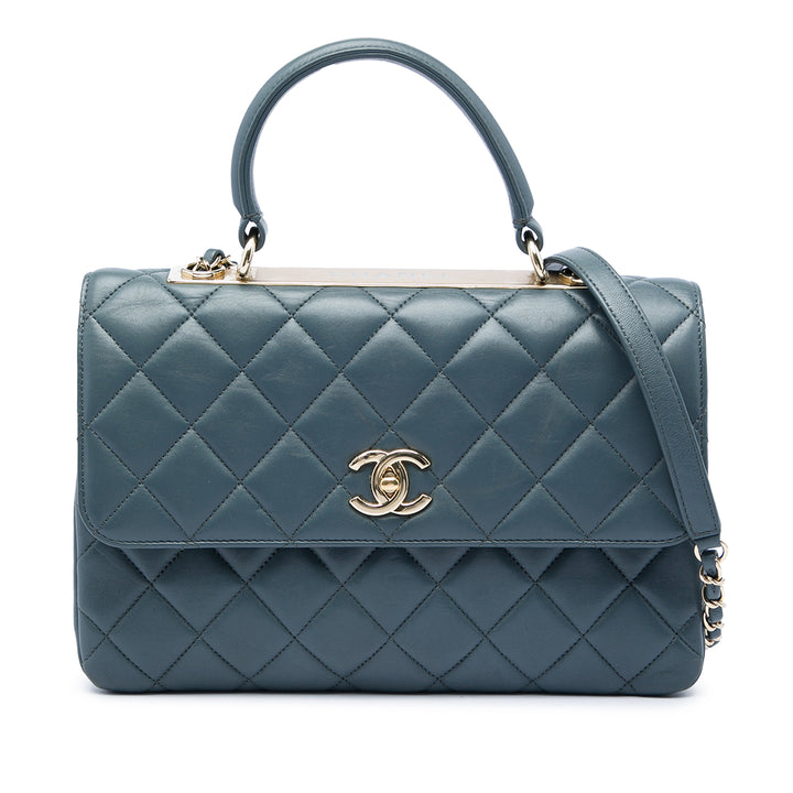 Chanel Trendy CC à rabat Moyen Cuir d'agneau