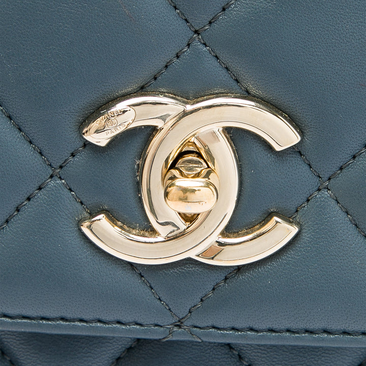 Chanel Trendy CC à rabat Moyen Cuir d'agneau