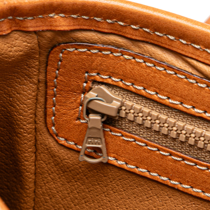 Macadam Coated Canvas Crossbody Brown - Gaby Paris