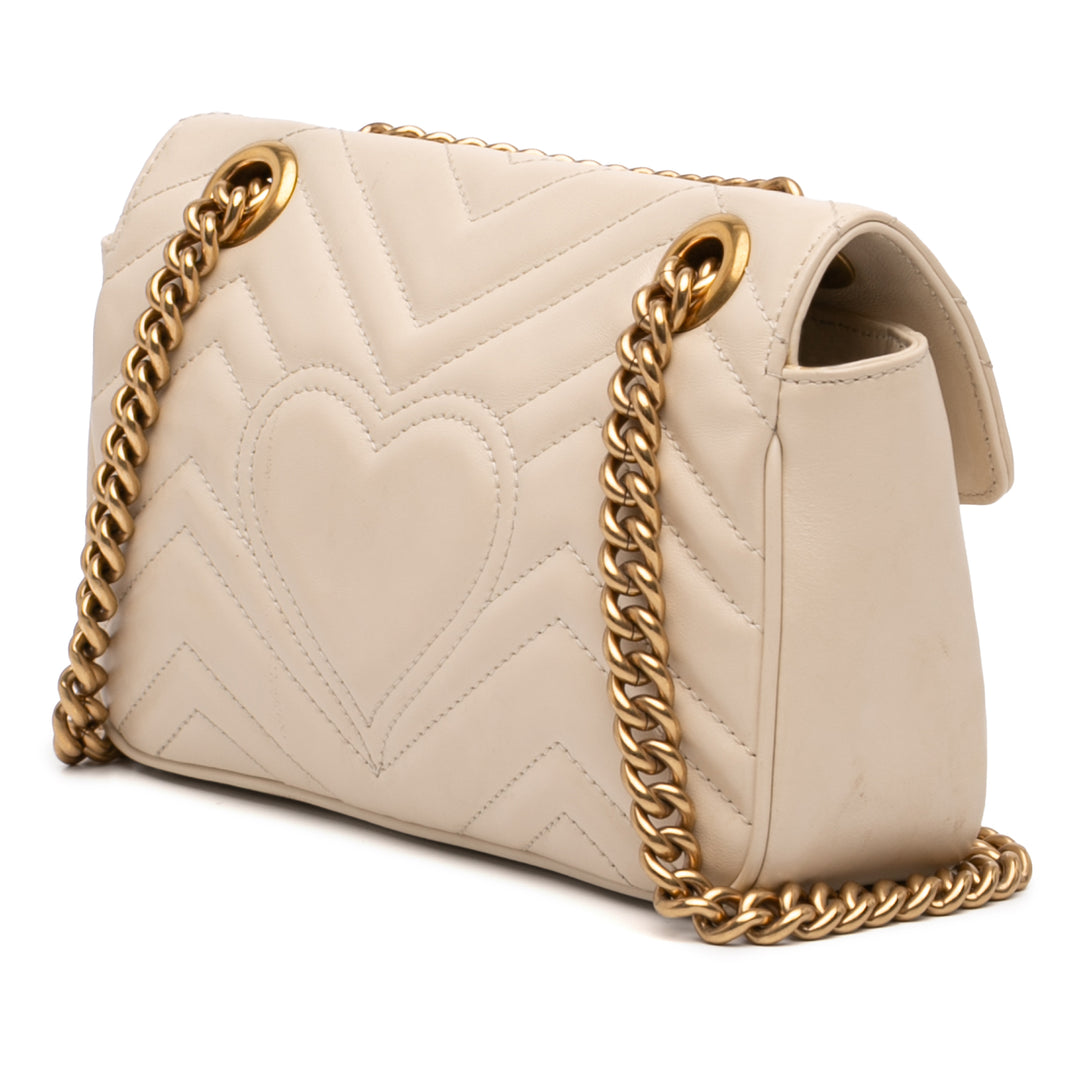 Gucci Small GG Marmont Matelasse Cuir de veau Sac bandoulière