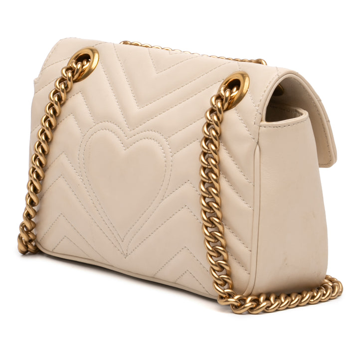 Gucci Small GG Marmont Matelasse Cuir de veau Sac bandoulière
