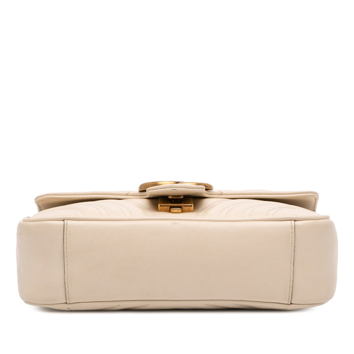 Gucci Small GG Marmont Matelasse Cuir de veau Sac bandoulière