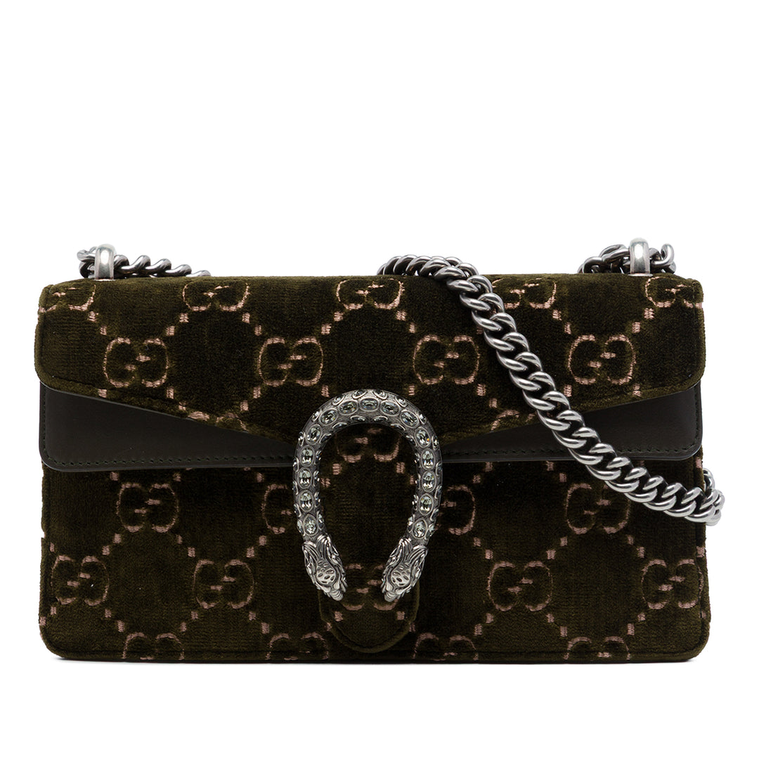Gucci Sac bandoulière GG Dionysus Moyen Vert – vue principale – GABY PARIS