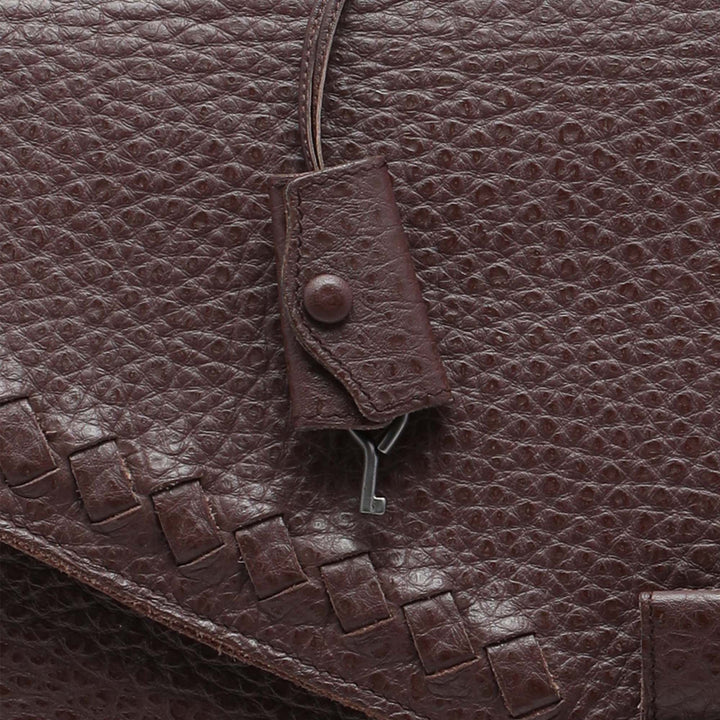 Intrecciato à finitions Business Sac Rouge