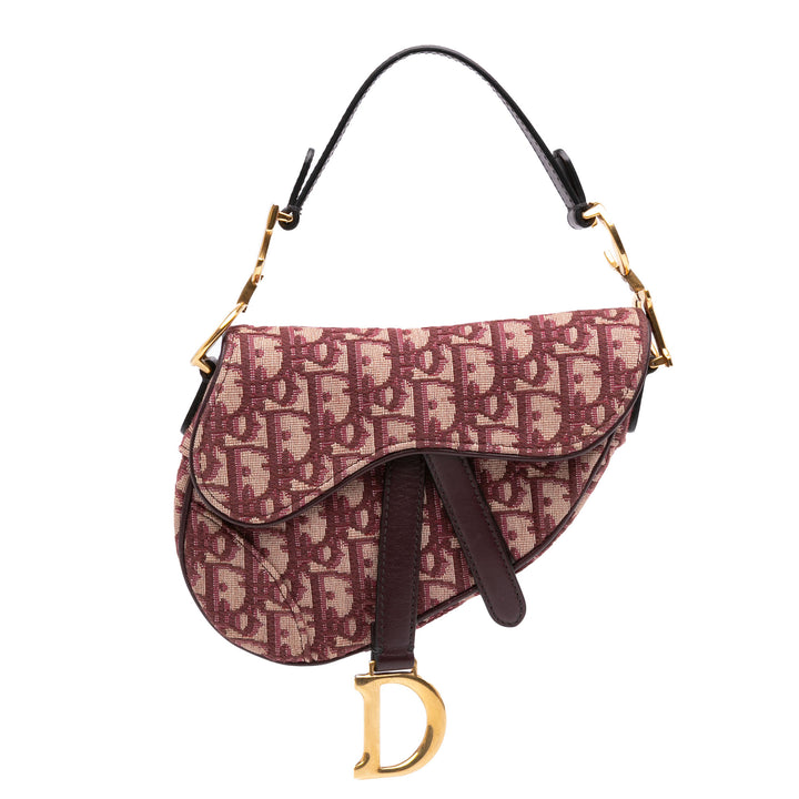 Saddle Sac Mini Oblique Rouge