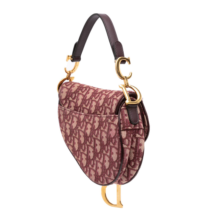 Saddle Sac Mini Oblique Rouge