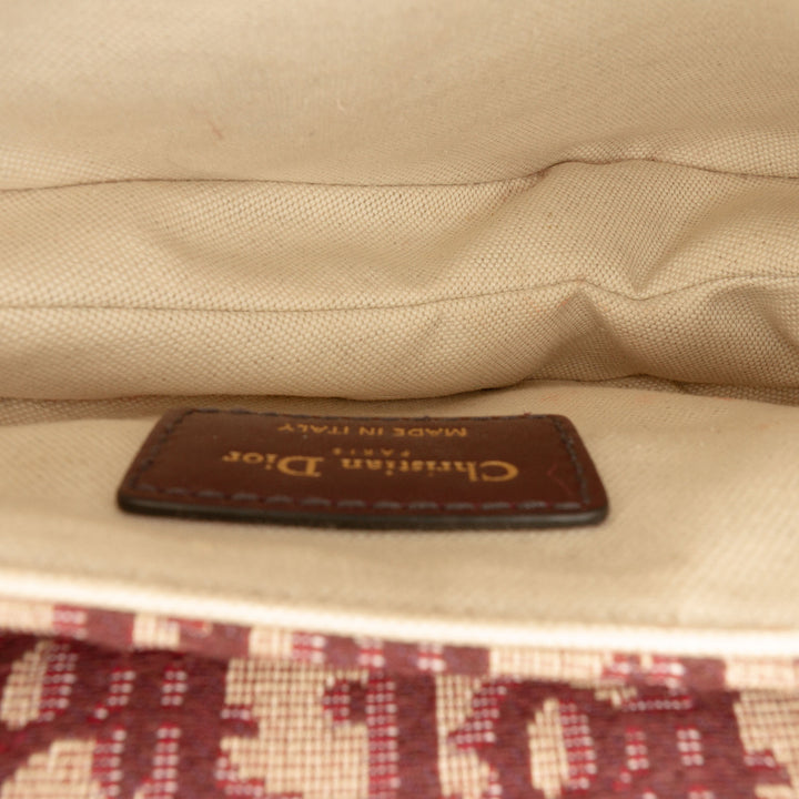 Saddle Sac Mini Oblique Rouge
