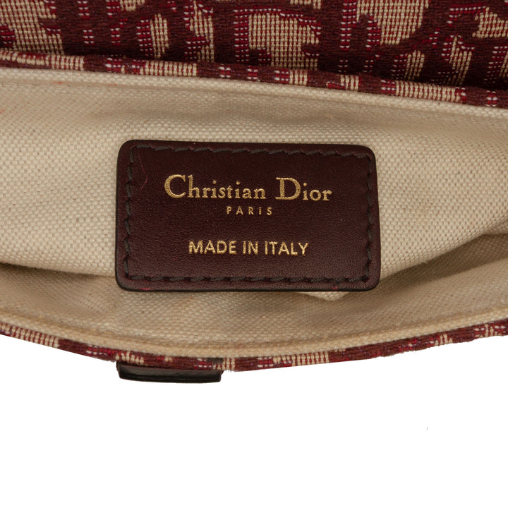 Saddle Sac Mini Oblique Rouge