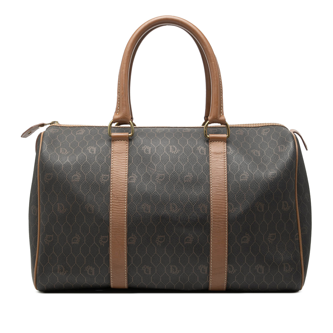 Dior Honeycomb Coated Toile Boston Sac