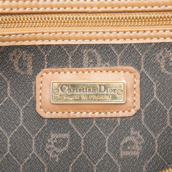 Dior Honeycomb Coated Toile Boston Sac